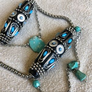 Vanessa Mooney Rhodium Statement Necklace